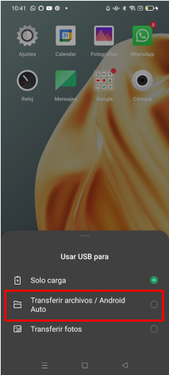 MUNDOVIVO Transferencia de archivos