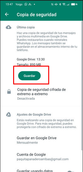 MUNDOVIVO GuardarDB